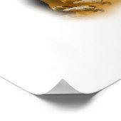 Eagle Motivatie Vertrouwen Kunst Vierkante Posters (Hoek)