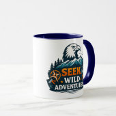 Eagle Mountain Explorer Grafische T-shirt Mok (Voorkant rechts)