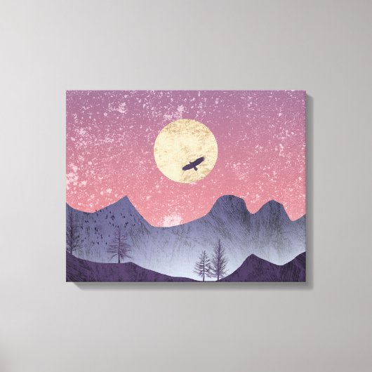 Eagle Mountains Canvas Afdruk (Voorkant)