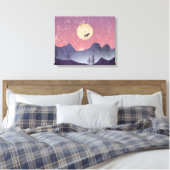 Eagle Mountains Canvas Afdruk (Insitu (Slaapkamer))