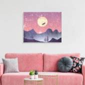 Eagle Mountains Canvas Afdruk (Insitu (Woonkamer))