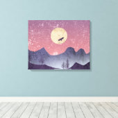 Eagle Mountains Canvas Afdruk (Insitu (Houten vloer))