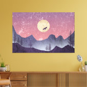 Eagle Mountains Canvas Afdruk (Insitu (Woonkamer))