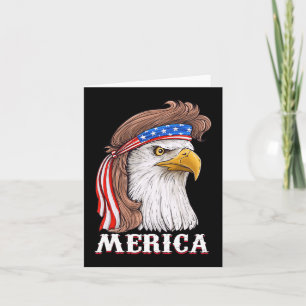 Eagle Mullet 4 juli Amerikaanse vlag Merica Kaart