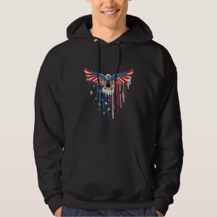 Eagle Mullet, 4 juli Amerikaanse vlag Merica Manne Hoodie