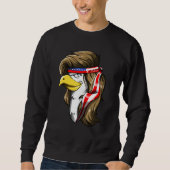 Eagle Mullet 4 juli Amerikaanse vlag Merica Trui (Voorkant)