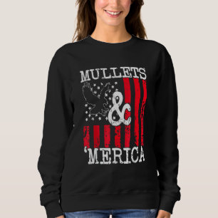 Eagle Mullet 4 juli Merica Amerikaanse vlag Wome Trui