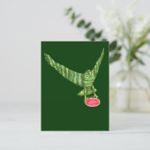 Eagle nationale watermeloendag briefkaart (Staand voorkant)