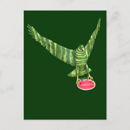 Eagle nationale watermeloendag briefkaart (Voorkant)