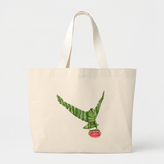 Eagle nationale watermeloendag grote tote bag (Voorkant)