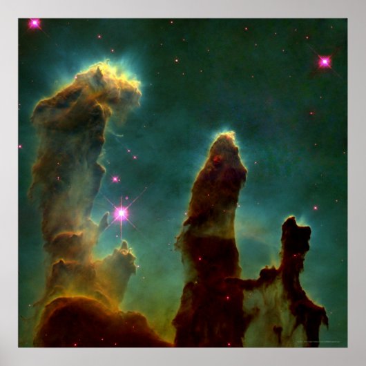 Eagle Nebula 24x24 (16x16) Poster (Voorkant)