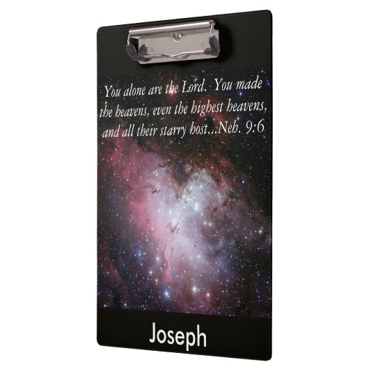 Eagle Nebula Bijbel Verse Gepersonaliseerd Klembor Klembord (Links)