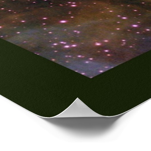 Eagle Nebula een ver Uitzicht Poster (Hoek)