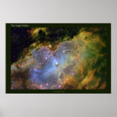 Eagle Nebula een ver Uitzicht Poster (Voorkant)