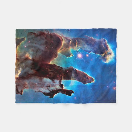 Eagle Nebula Fleece Deken (Voorkant (Horizontaal))