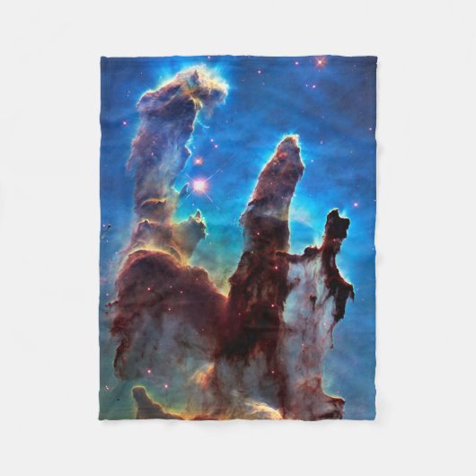 Eagle Nebula Fleece Deken (Voorkant)