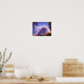Eagle Nebula (M16) Pillar Detail — Deel van top Poster (Keuken)