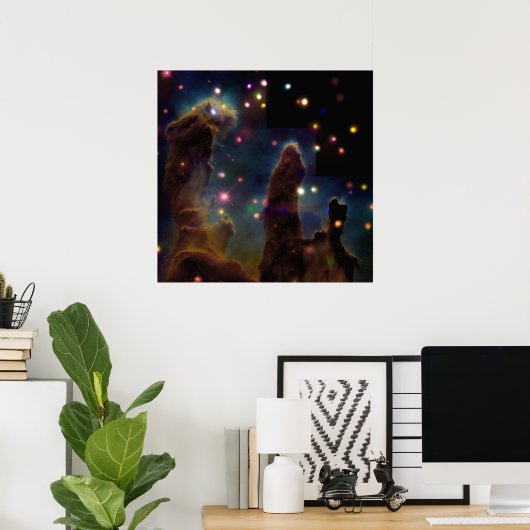 Eagle Nebula M16 Poster (Thuiskantoor)