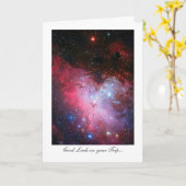 Eagle Nebula, Messier 16 - Goed op je reis Kaart (Gele Bloem)