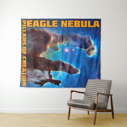 Eagle Nebula Pillars of Creation Large Wandkleed (In Situ (horizontaal))