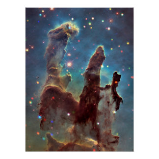 Eagle Nebula "Pillars of Creation" — NGC 6611 Perfect Poster