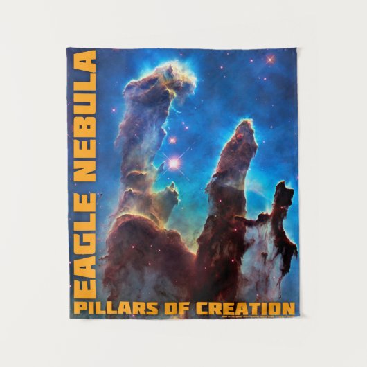 Eagle Nebula Pillars of Creation Small Wandkleed (Voorkant)