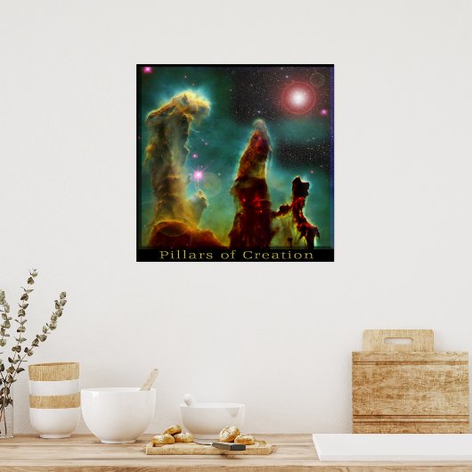 Eagle Nebula poster (Keuken)