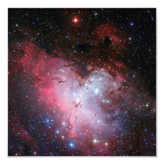 Eagle Nebula Space Astronomie Foto Afdruk (Voorkant)