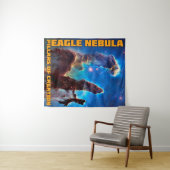 Eagle-nevel Pilaren der Schepping Medium Wandkleed (In Situ (horizontaal))