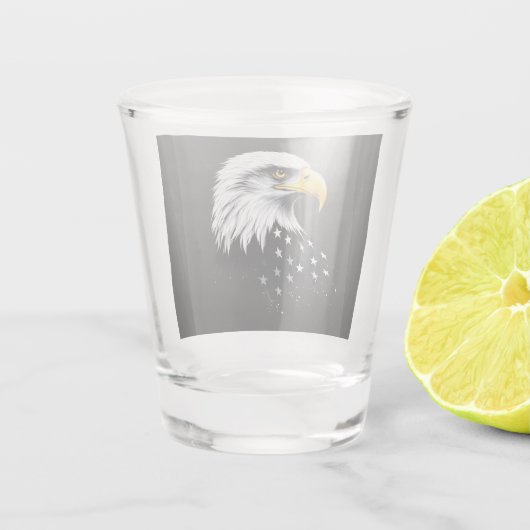 Eagle of Freedom  Shot Glas (Achterkant)