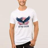 Eagle of Independence Tee | 1776-2026 Amerikaans  Tri-Blend Shirt (Voorkant)