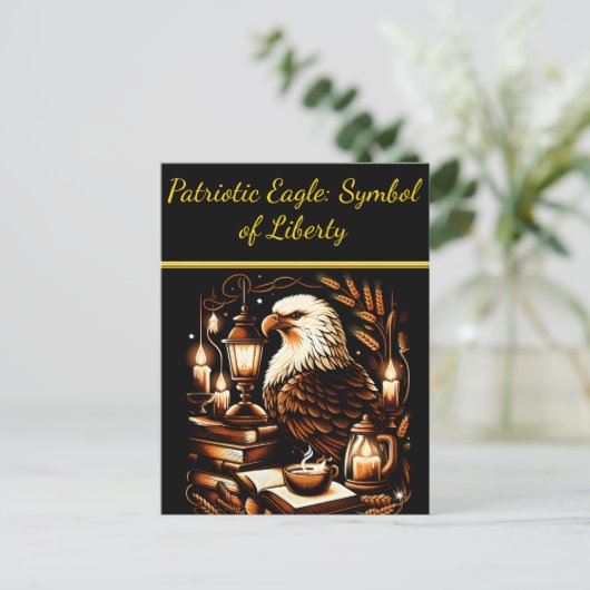Eagle of Liberty and Knowledge Briefkaart (Staand voorkant)