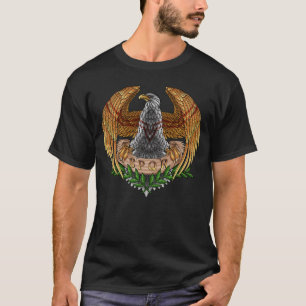 Eagle of SPQR: Majestic Embleem van het Romeinse R T-shirt