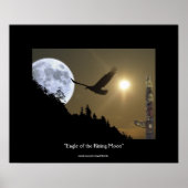 Eagle of the Rising Moon Fantasy Art Poster (Voorkant)