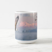 Eagle Olympic Mountains Kirkland Washington Reizen Koffiemok (Center)