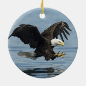 Eagle on Approach Keramisch Ornament (Achterkant)