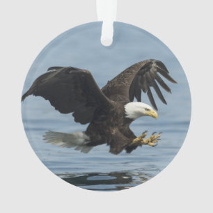 Eagle on Approach Ornament