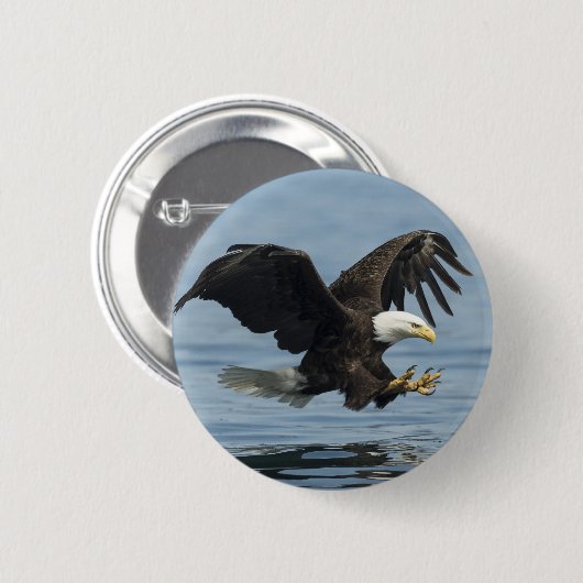 Eagle on Approach Ronde Button 5,7 Cm (Voorkant /achterkant)