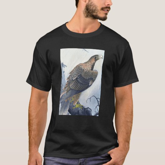 Eagle on Tree Branch by Ohara Koson T-shirt (Voorkant)