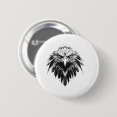 Eagle ontwerp 2 ronde button 5,7 cm (Voorkant /achterkant)