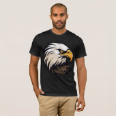 Eagle-ontwerp T-shirt (Voorkant volledig)