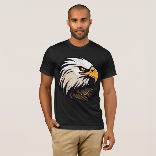Eagle-ontwerp T-shirt (Voorkant volledig)
