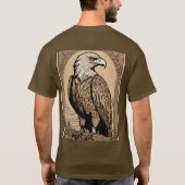 "Eagle" ontworpen T-shirt (Achterkant)