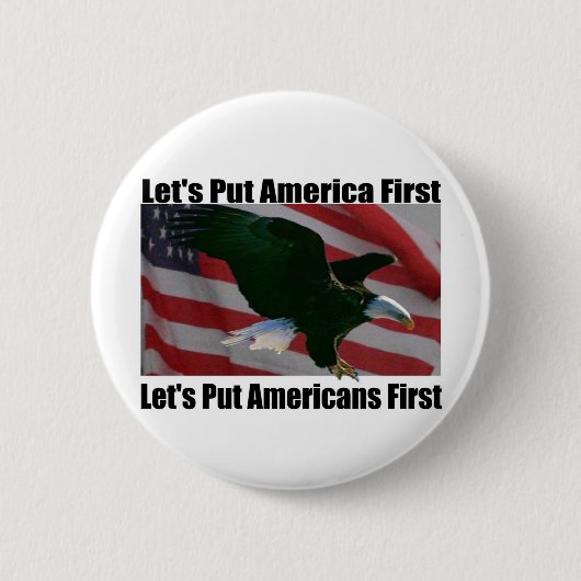 Eagle op de knop Patrol Ronde Button 5,7 Cm (Voorkant)