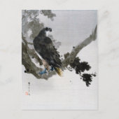 Eagle op de Pine Tree Branch, Watanabe Seitei Briefkaart (Voorkant)