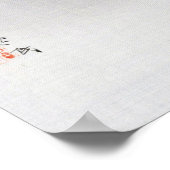 Eagle op de Pine Tree Branch, Watanabe Seitei Poster (Hoek)