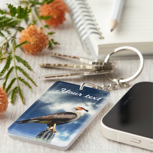 Eagle op een cactus sleutelhanger (Voorkant Rechts)