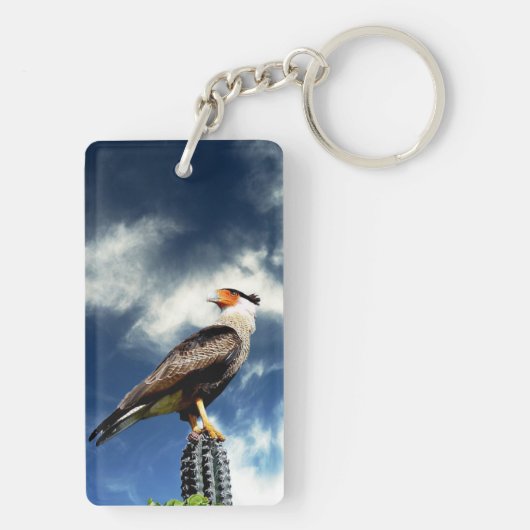 Eagle op een cactus sleutelhanger (achterkant)