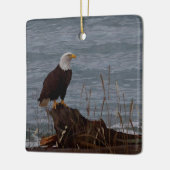 Eagle op South Beach Keramisch Ornament (Links)