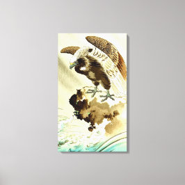 Eagle over Waves Tsuchiya Koitsu 1930 Canvas Afdruk